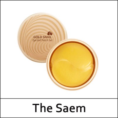 [The Saem] ★ Big Sale 52% ★ (ho) Gold Snail Eye Gel Patch Set 60ea(120g) / EXP 2026.07 / Box / 45199(7) / 32,000 won()