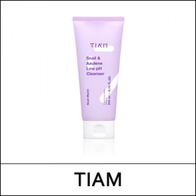 [TIA'M] ★ Sale 20% ★ (pw) Snail & Azulene Low pH Cleanser 200ml / Box 40 / 34(7R)53 / 9,900 won(6R)