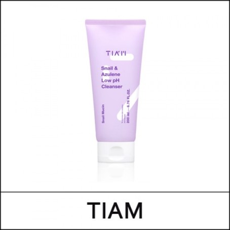 [TIA'M] ★ Sale 20% ★ (pw) Snail & Azulene Low pH Cleanser 200ml / Box 40 / 34(7R)53 / 9,900 won(6R)