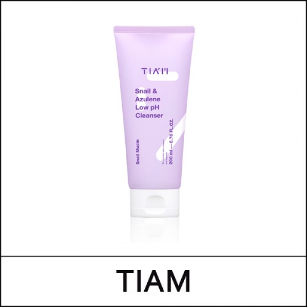 [TIA'M] ★ Sale 20% ★ (pw) Snail & Azulene Low pH Cleanser 200ml / Box 40 / 34(7R)53 / 9,900 won(6R)