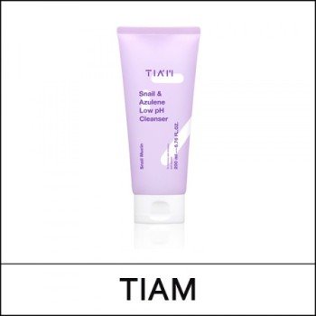 [TIA'M] ★ Sale 20% ★ (pw) Snail & Azulene Low pH Cleanser 200ml / Box 40 / 34(7R)53 / 9,900 won(6R)