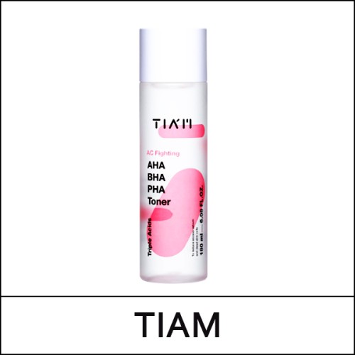 [TIA'M] TIAM ★ Sale 15% ★ (pw) AC Fighting AHA BHA PHA Toner 180ml / Box 45 / 56(6R)47 / 15,000 won(6R)
