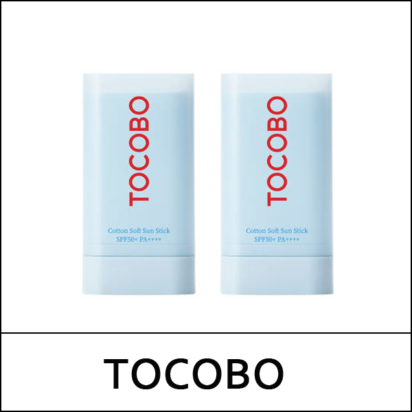 [TOCOBO] (bo) [1+1] Cotton Soft Sun Stick Duo Set (19g*2ea) 1 Pack / 891(81)50(11) / 20,800 won(R) / S