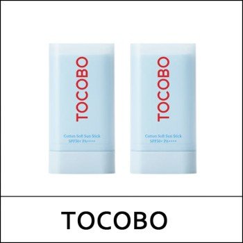 [TOCOBO] (bo) [1+1] Cotton Soft Sun Stick Duo Set (19g*2ea) 1 Pack / 891(81)50(11) / 20,800 won(R) / S