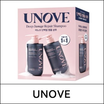 [UNOVE] ★ Sale 25% ★ (oy) Deep Damage Repair Shampoo Double Special Set / (bo) 182(552) / 852(232)/842(422)50(1.3) / 34,000 won()