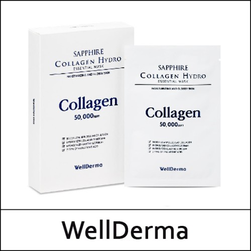 [WellDerma] (a) Sapphire Collagen Hydro Essential Mask (30ml*10ea) 1 Pack / 6601(4) / 7,300 won(R)