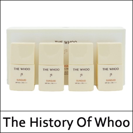 [The History Of Whoo] (sg) Gongjinhyang Jin Hae Yoon Sunquid UV Protective Lotion Gift Set(13ml*4ea) / 선퀴드 기프트세트 / (sgL) / 831(521)01(11) / 15,500 won(R) / S