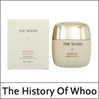 [The History Of Whoo] (sg) Gongjinhyang Jin Hae Yoon Sunquid UV Protective Lotion 50ml / 831(521)/231(21)01(14) / 14,600 won(R) / S