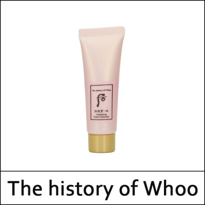 [The History Of Whoo] (sg) Gongjinhyang Soo Hydrating Foam Cleanser 40ml / 수연  / Mini Size / 33(03)25(20) / 4,100 won(R)