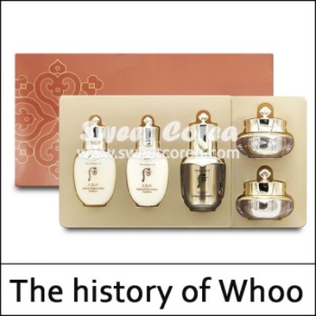 [The History Of Whoo] (sg) Cheongidan Radiant 5pcs Special Gift Set / 천기단 화현 5종 / (sgL) 61(541)/451(41) / 581(861)50(3) / 18,700 won(R) / 구형