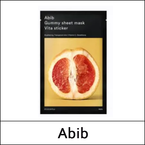 [Abib] (bo) Gummy Sheet Mask Vita Sticker (27ml*10ea) 1 Pack / Box 24 / 611/2150(4) / 12,800 won(R)