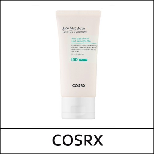 [COSRX] (tm) Aloe 54.2 Aqua Tone-Up Sunscreen 50ml / EXP 2026.08 / (cu) 1799(16) / 6,800 won(R)