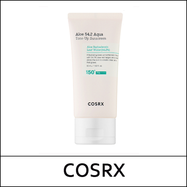[COSRX] ★ Sale 40% ★ (bo) Aloe 54.2 Aqua Tone-Up Sunscreen 50ml / Box 40 / (cu) 96/46 / (hp) / 5750(16) / 12,800 won()