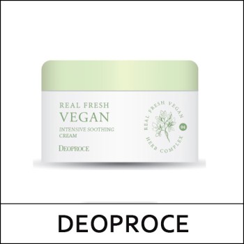 [DEOPROCE] (ov) Real Fresh Vegan Intensive Soothing Cream 100g / New 2023 / 9350(9) / 4,070 won(R) / Sold out