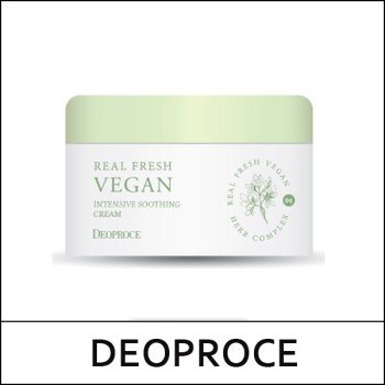 [DEOPROCE] (ov) Real Fresh Vegan Intensive Soothing Cream 100g / New 2023 / 9350(9) / 4,070 won(R) / Sold out