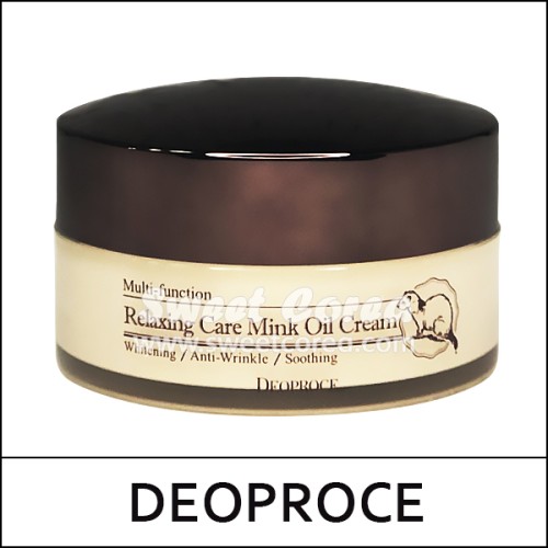 [DEOPROCE] (ov) Relaxing Care Mink Oil Cream 100g / 6715(7) / 8,900 won(R)