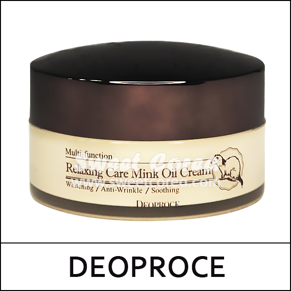 [DEOPROCE] (ov) Relaxing Care Mink Oil Cream 100g / 6715(7) / 8,900 won(R) / S