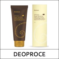 [DEOPROCE] (ov) Snail Recovery Cleansing Foam 170g / EXP 2027.06 / 8203(7) / 3,600 won(R) / 날짜