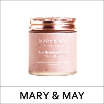 [MARY & MAY] (bo) Rose Hyaluronic Wash Off Pack 125g / 1150(5) / 11,600 won(R)