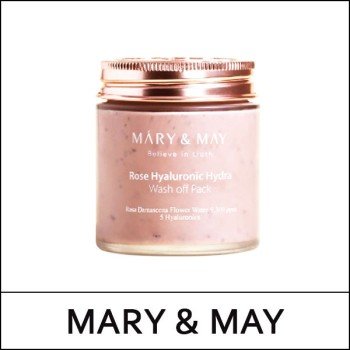 [MARY & MAY] (bo) Rose Hyaluronic Wash Off Pack 125g / 1150(5) / 11,600 won(R)
