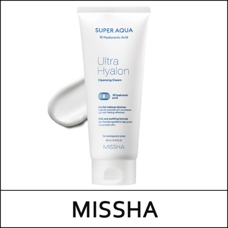 [MISSHA] ★ Sale 53% ★ (ho) Super Aqua Ultra Hyalron Cleansing Cream 200ml / 9,000 won(6)
