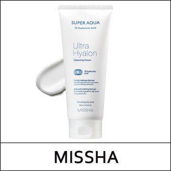 [MISSHA] ★ Sale 53% ★ (ho) Super Aqua Ultra Hyalron Cleansing Cream 200ml / 9,000 won(6)