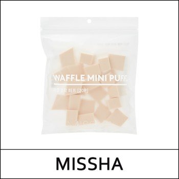 [MISSHA] ★ Sale 45% ★ (sn) Waffle Mini Puff (20ea) 1 Pack / 5,000 won() / 재고