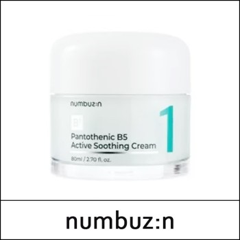 [numbuzin] ★ Sale 48% ★ (bo) No.1 Pantothenic B5 Active Soothing Cream 80ml / Box 60 / (b) / (boL) 441/741(8R)52 / 30,000 won()