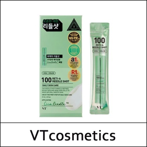 [VT Cosmetics] (j) VT 100 Reti-A Reedle Shot (2ml*10ea) 1 Pack / Box 84 / (jh54) / 57(86)/38(57)50(20) / 9,000 won(R) / S