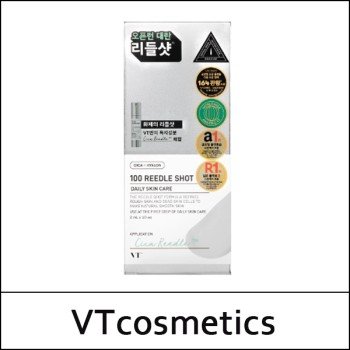 [VT Cosmetics] (j) VT 100 Reedle Shot (2ml*10ea) 1 Pack / White Case / Box 84 / (jh54) / 66(06)/77(07)01(20) / 8,500 won(R)