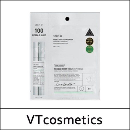 [VT Cosmetics] (bo) Reedle Shot 100 2 Step Mask (1.5g+25g) * 5ea / No Box(Case) / 81(61)15(8) / 10,300 won(R)