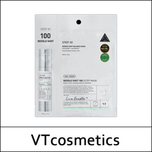 [VT Cosmetics] (bo) Reedle Shot 100 2 Step Mask (1.5g+25g) * 5ea / No Box(Case) / 81(61)15(8) / 10,300 won(R)