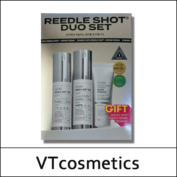 [VT Cosmetics] (bo) Reedle Shot 100 + Reedle Shot 300 Duo Set / Box 24 / (sg) 253(23) / 363(33)/44(04)50(5) / 44,500 won(R)