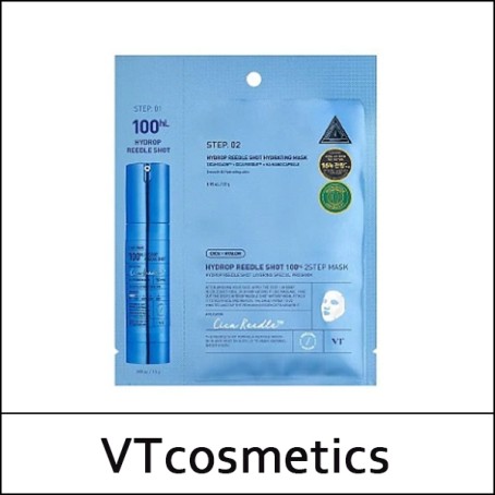[VT Cosmetics] (bo) Hydrop Reedle Shot 100HL 2 Step Mask (1.5g+27g)*5ea 1 Pack / 68(87)15(5) / 9,800 won(R)