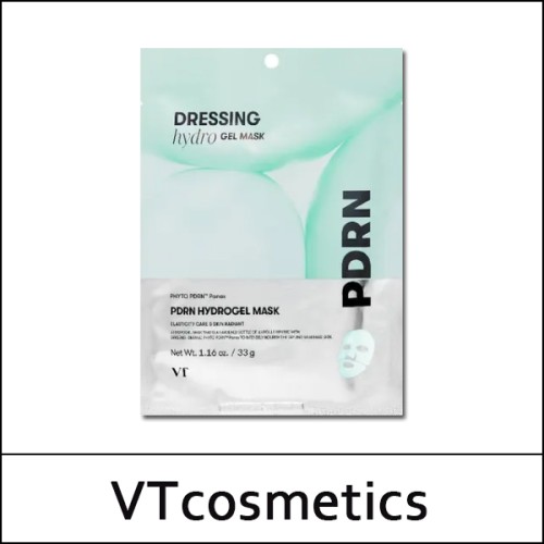 [VT Cosmetics] (bo) PDRN Hydrogel Mask (33g*4ea) 1 Pack / 611(501)01(6) / 12,700 won(R)