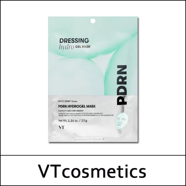 [VT Cosmetics] (bo) PDRN Hydrogel Mask (33g*4ea) 1 Pack / 49(58)/611(501)50(6) / 12,500 won(R) / S