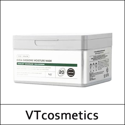 [VT Cosmetics] (bo) Cica-Exosome Moisture Mask 20ea(350g) / 831(521)50(3) / 14,500 won(R)
