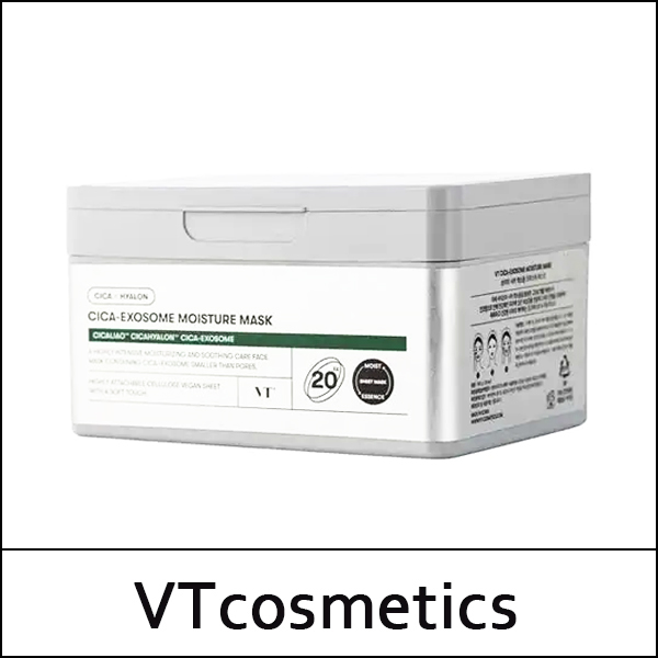 [VT Cosmetics] (bo) Cica-Exosome Moisture Mask 20ea(350g) / 831(521)50(3) / 14,500 won(R)