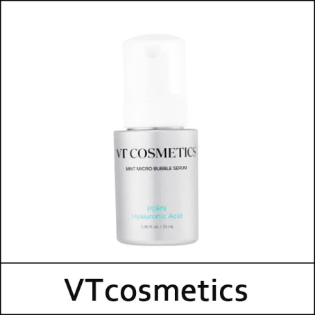 [VT Cosmetics] (bo) PDRN Hyaluronic Acid Mint Micro Bubble Serum 70ml / Box 60 / (lm) 411(401) / (jnX) / 121(11)99(11) / 11,800 won(R) / S