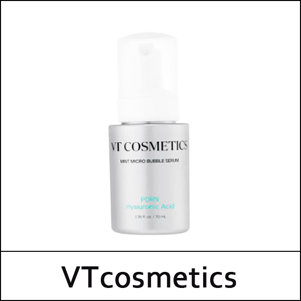[VT Cosmetics] (bo) PDRN Hyaluronic Acid Mint Micro Bubble Serum 70ml / Box 60 / (lm) 411(401) / (jnX) / 121(11)99(11) / 11,800 won(R) / S