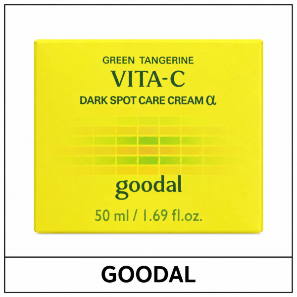 [GOODAL] ★ Sale 49% ★ (b) Green Tangerine Vita C Dark Spot Care Cream Alpha 50ml / New 2026 / Box 40 / 61150(8) / 24,000 won(8)