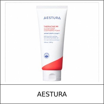 [AESTURA] ★ Sale 5% ★ (oy) Theracne 365 Clear Deep Cleansing Foam 200g / 70250(6) / 23,000 won()