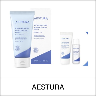 [AESTURA] ★ Sale 5% ★ (oy) Atobarrier 365 Hydro Soothing Cream 80ml Set (+Toner 25ml+Cleansing Foam 30g) / 33,000 won()