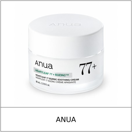[ANUA] ★ Sale 5% ★ (oy) Heartleaf 77 B3 Zinc Soothing Cream 80ml / 7250(6) / 30,000 won()