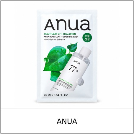 [ANUA] ★ Sale 5% ★ (oy) Heartleaf 77 Soothing Mask 25ml (1 Sheet) / 6350(44) / 4,000 won()