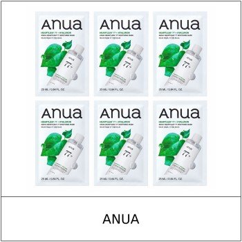 [ANUA] ★ Sale 5% ★ (oy) Heartleaf 77 Soothing Mask 25ml x 6 Sheets (5+1) / 8150(6) / 20,000 won()