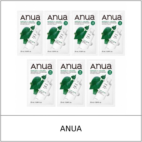 [ANUA] ★ Sale 5% ★ (oy) Heartleaf 77 Soothing Mask 25ml x 7 Sheets (5+2) / 8150(5) / 20,000 won()