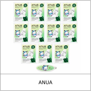 [ANUA] ★ Sale 5% ★ (oy) Heartleaf 77 Soothing Mask Pochacco Edition 25ml x 11 Sheets (10+1) + Pochacco Hairpin / 6350(3) / 40,000 won()