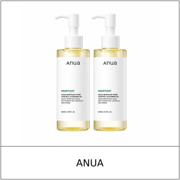 [ANUA] ★ Sale 5% ★ (oy) Heartleaf Pore Control Cleansing Oil 200ml x 2 / 6350(3) / 40,000 won()