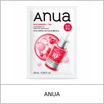 [ANUA] ★ Sale 5% ★ (oy) Niacinamide TXA Dark Spot Serum Mask 28ml (1 Sheet) / 6350(44) / 4,000 won()